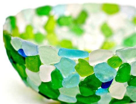 30 Sea Glass Ideas And Projects Garden Living And Making With Lovely Greens