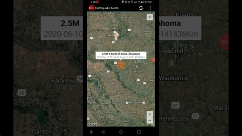 25 Earthquake Ames Oklahoma 6 10 20 Youtube