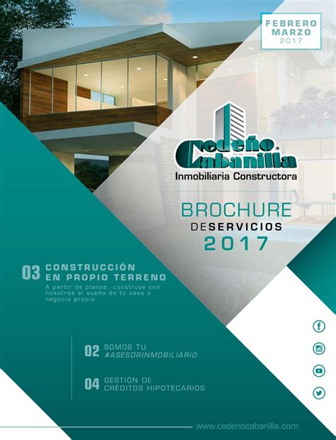 Brochure Servicios 2017 By Cedeño Cabanilla Inmobiliaria Constructora