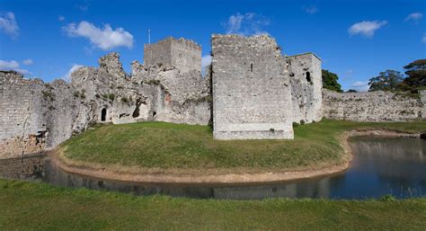 The Moat Portchester Castle The Site Was Originally A Simple Roman