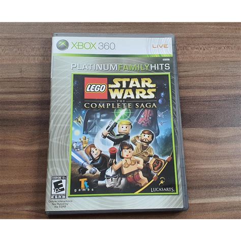 Jogo Lego Star Wars The Complete Saga Xbox 360 Completo Game Microsoft