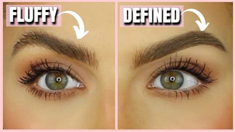 Brow Tutorial Fluffy And Defined Youtube