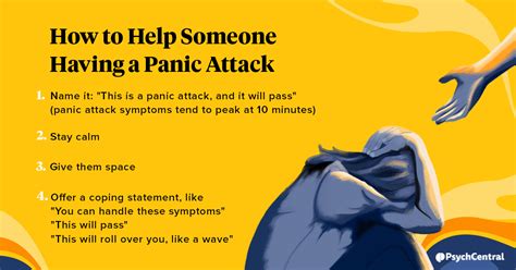 How To Help Someone Having A Panic Attack 4 Steps Psych Central