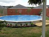 Pictures of Oval Pool Landscaping Ideas