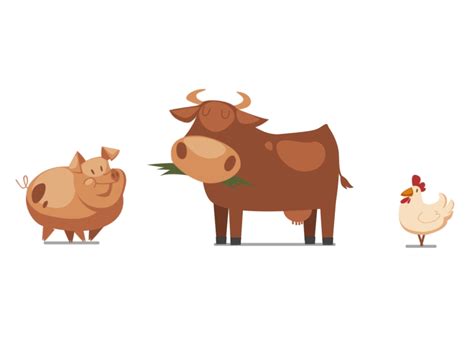 Animals Cute  Motion Design Animation Farm Cartoon