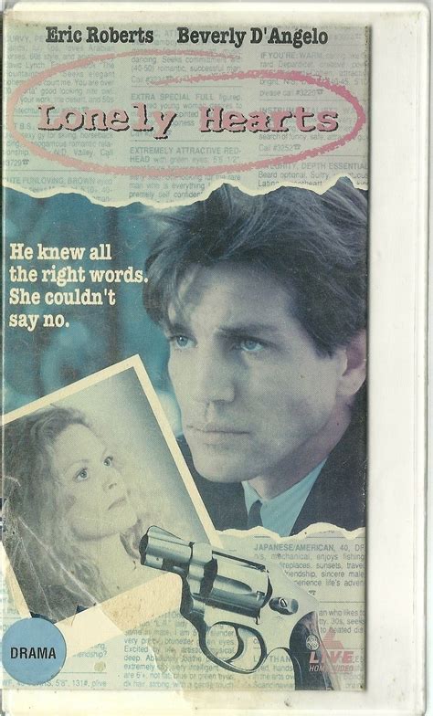 Lonely Hearts Vhs Eric Roberts Beverly Dangelo Joanna Cassidy Bibi