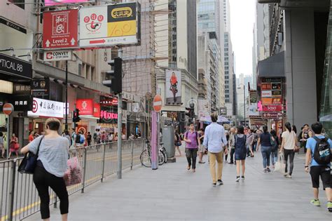 Street At Central Of Hong Kong Editorial Photography Image Of