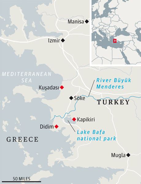 Turkey Exploring The Ancient Meander River Delta Travel The Guardian