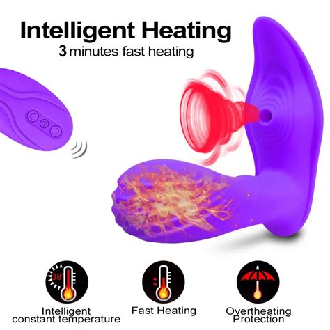 Hot Heating Sucking Dildo Vibrator Female G Spot Clitoris Stimulator Wireless Remote Control Sex