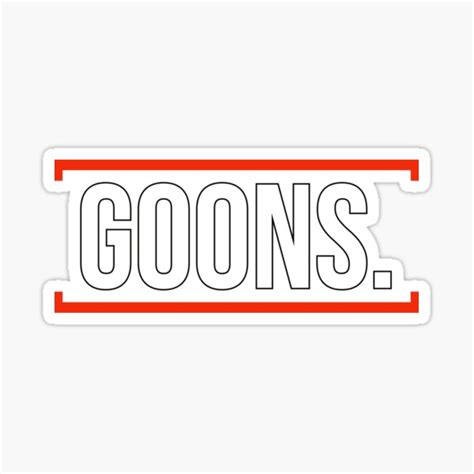 Goons Bar Sticker By Goonsquadltd Redbubble
