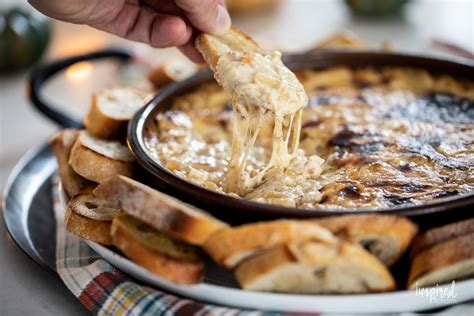 Baked Caramelized Onion Dip Delicious Party Appetizer Dip