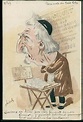 art Roberty France Emile Combes political caricature 1914 hand painted ...