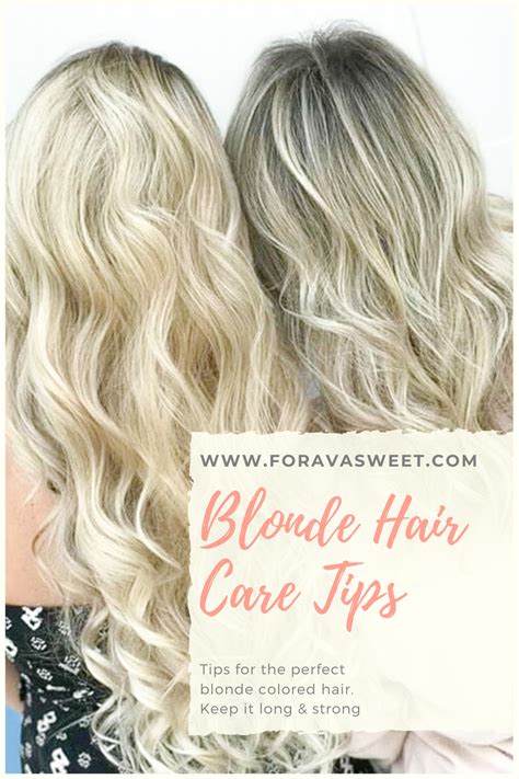 Hair Care Tips For Blondes In 2020 Blonde Hair Care Blonde Hair