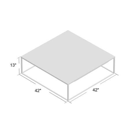 Blu Dot Minimalista Square Coffee Table And Reviews Wayfair