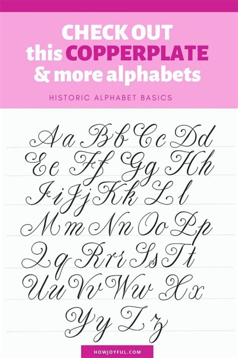 Calligraphy Alphabets What Are Lettering Styles Free Worksheets