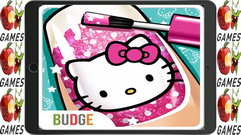 Test your skills with challenges or explore your creativity in free budge studios is a trademark of budge studios inc. Hello Kitty Nail Salon Fun Game for Kids & Families - YouTube