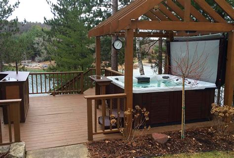 Backyard Ideas For Hot Tubs And Swim Spas Hot Tub Backyard Hot Tub