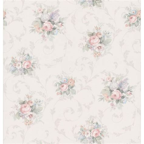 Brewster 56 Sq Ft Butterfly Floral Wallpaper 137 38574