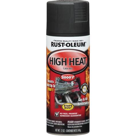 Buy Rust Oleum Stops Rust Automotive High Heat Spray Paint 12 Oz Flat