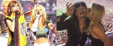 cue the nostalgia britney spears and steven tyler reunite 14 years after their super bowl show