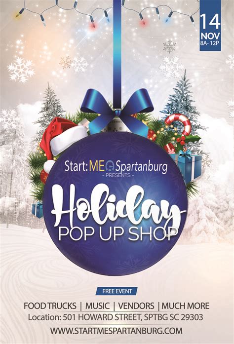 Startme Spartanburg Holiday Pop Up Shop Ten At The Top