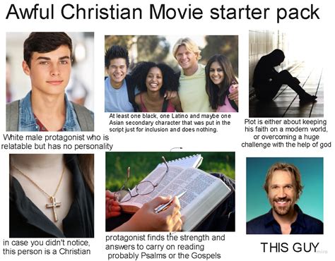 Awful Christian Movie You Saw Once Starter Pack Rstarterpacks