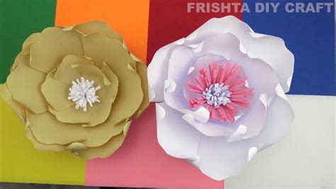 How To Make Paper Flowers For Wall Best Flower Site