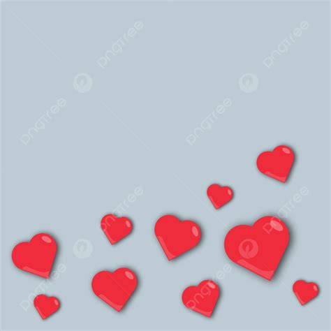 Beautiful Heart Background Design Heart Vector Background Red Heart