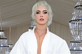 Cara Delevingne Honors Karl Lagerfeld at Met Gala with Grey Hair