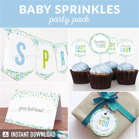 Baby Sprinkles Party Printables My Party Design
