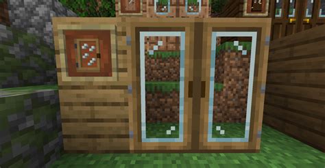 Glass Doors Minecraft Texture Pack