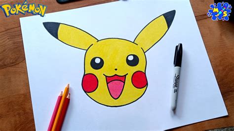 How To Draw Pikachus Face