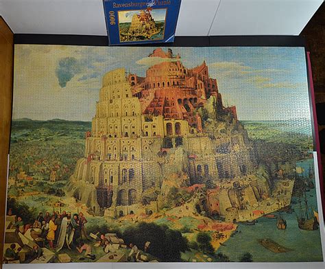 9000 Piece Jigsaw Puzzle The Tower Of Babel 1563 No 17 Flickr