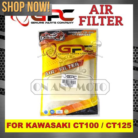 Gpc Ct100 Ct100b Ct125 Kawasaki Bajaj Air Filter Air Cleaner