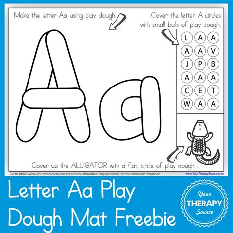 Printable Alphabet Playdough Mats Printable Alphabet