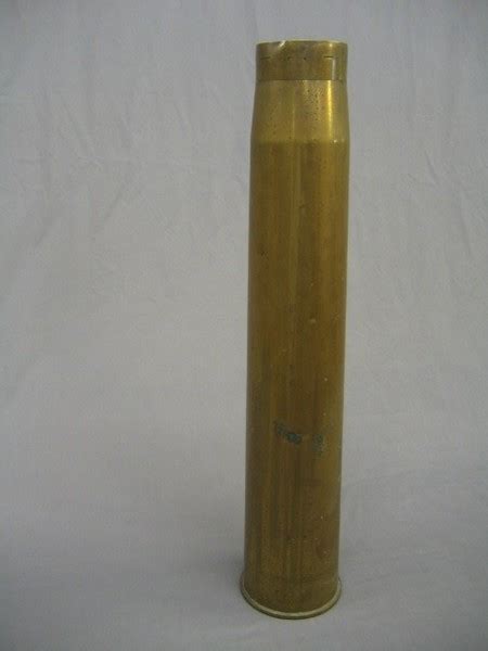 A Large Brass Shell Case Marked 37 Gun 1939 24th August 2005 Denhams