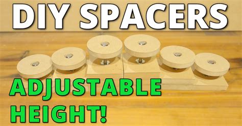 Woodworking Spacers With Adjustable Design Save Wood Time And Money