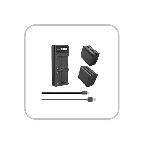 Smallrig Np F970 Dual Battery And Charger Kit