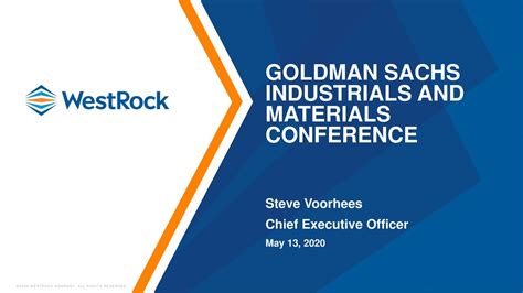 Westrock Wrk Presents At Goldman Sachs Virtual Industrials