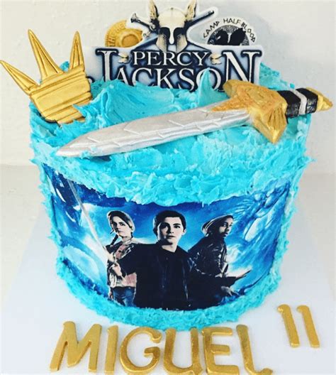 Percy Jackson Birthday Cake Ideas Images Pictures