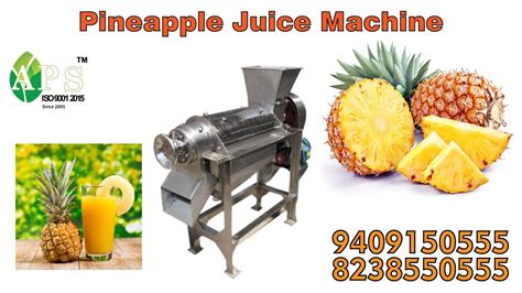 Pineapple Juice Machine Juice Machine Youtube