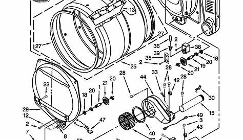 Whirlpool Dryer Diagram Of Parts - Wiring Diagram