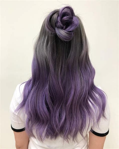 Pin By 🌷rebecca🌷 On Coiffure Dip Dye Hair Dyed Hair Purple Hair Styles