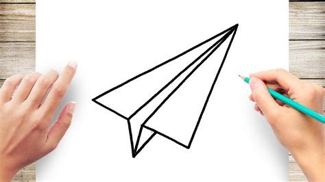 How To Draw Paper Airplanes Step By Step Youtube