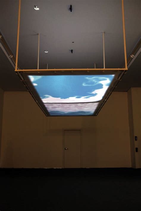 interactive installation invites visitors to manipulate clouds interactive installation