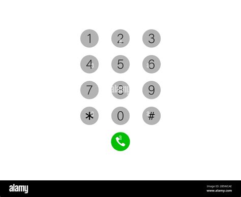 Interface Keypad Numbers Icon Vector Illustration Flat Design Stock