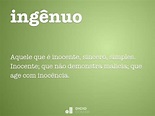 Ingênuo - Dicio, Dicionário Online de Português