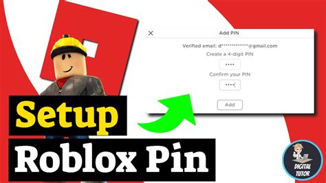 How To Add A Pin To Your Roblox Account Youtube