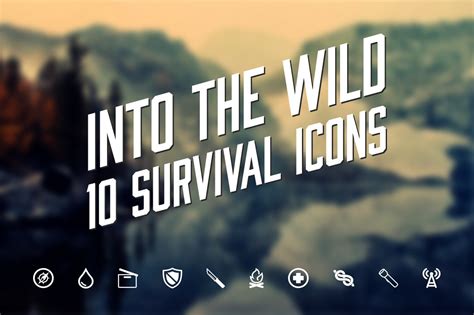Survival Icons 10 Icons ~ Creative Market
