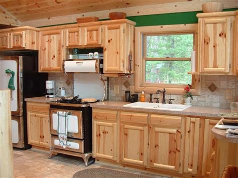 How To Update Knotty Pine Kitchen Cabinets Pushstrongdownload